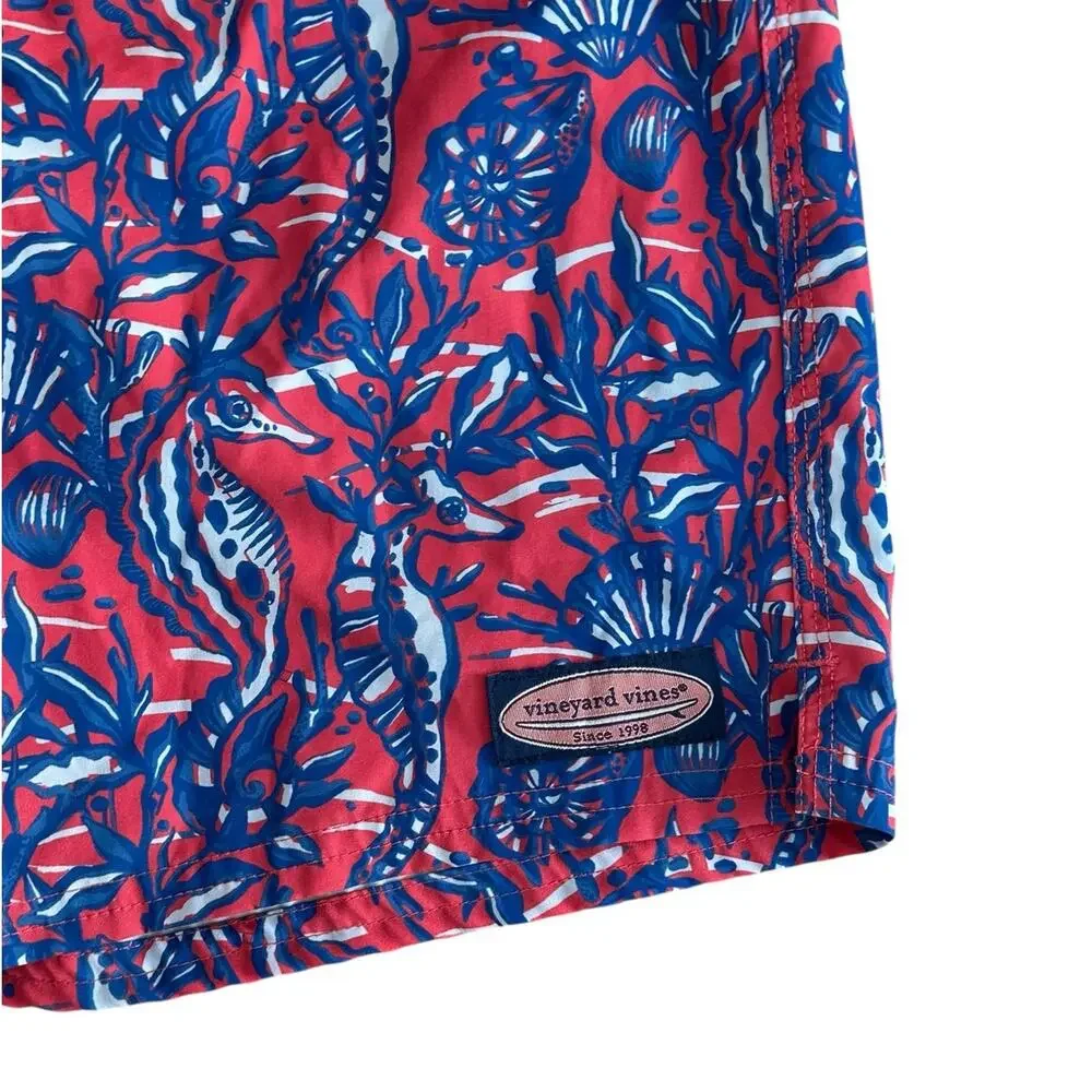 VINEYARD VINES Boys Chappy Swim Trunks Large
